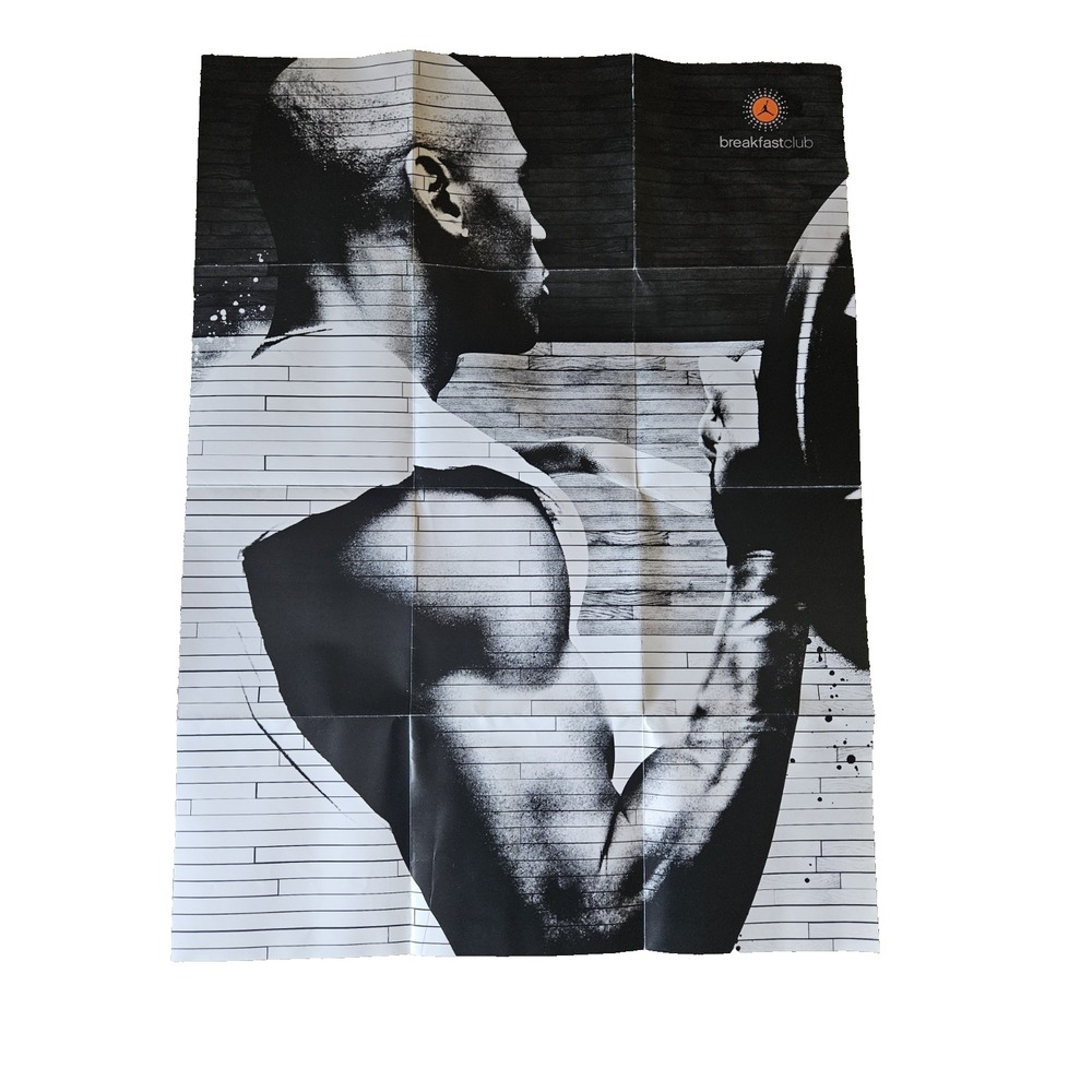 Michael Jordan Breakfast Club Poster Foldout Nike Air Jordan Vintage Prom 20x30